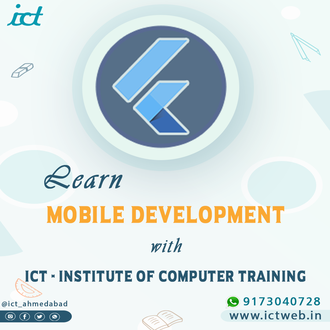 Mobile app development Course in South Bopal Ahmedabad by ICT